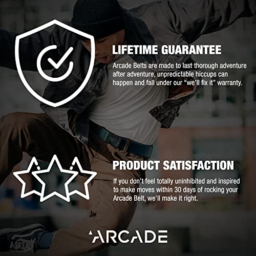 Arcade The Original Unisex Adventure Belt, Heavy Duty Elastic Webbing, Non-Metal Travel Friendly Buckle - Image 6