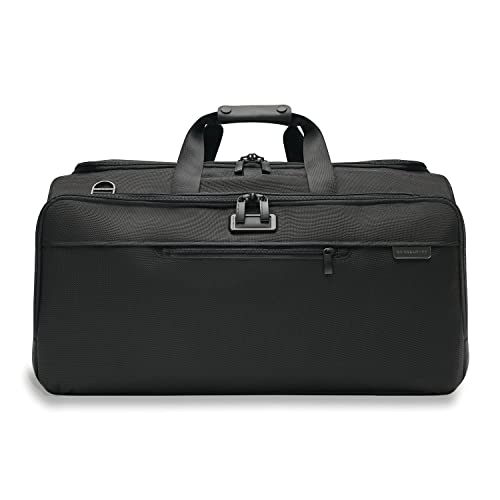Briggs & Riley 22" Garment Duffle Bag for Travel - Carry On Suit & Dress Bag for Men & Women, Convertible Hanging Garment Weekender Bag with Hook, Separate Shoe Pocket - Baseline Collection, Black - Image 9