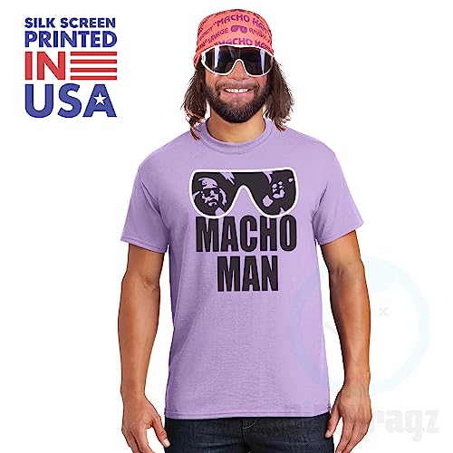 DIRTYRAGZ Macho Man Randy Savage Shirt - Mens 80s Wrestling T Shirts, WWF T Shirt Costume, Funny Shirt Graphic Tee - Image 3