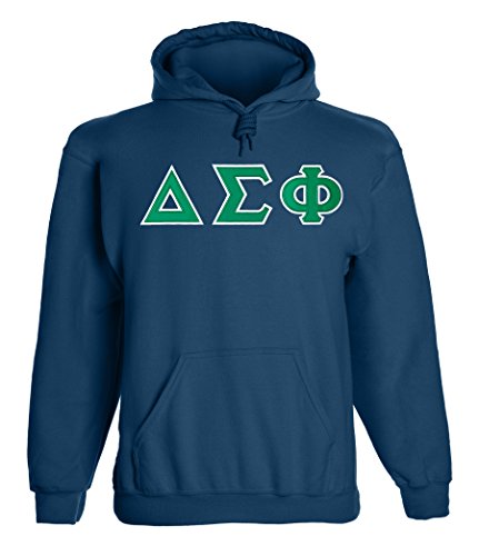 Delta Sigma Phi Twill Letter Hoody - Image 2