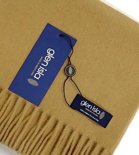 Glen Isla 100% Cashmere Scarf Tartan Dress MacDuff Red - Made In Scotland - Image 4