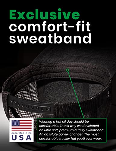 HAKA Trucker Hat Mesh Outdoor for Men & Women Adjustable Baseball Cap Snapback Golf - Image 6