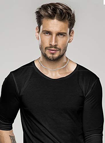 Miabella Solid 925 Sterling Silver Italian 5mm Diamond Cut Cuban Link Curb Chain Necklace for Women Men, Made in Italy - Image 4