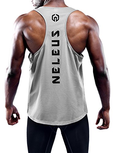 NELEUS Men's 3 Pack Dry Fit Y-Back Muscle Tank Top - Image 8
