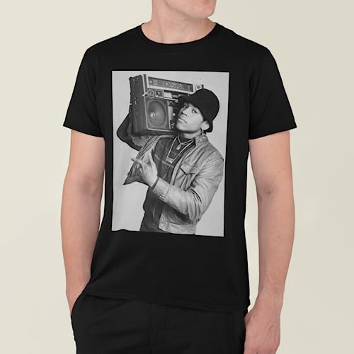 Rock The Bells L.L. Cool J Boombox Photo Men's and Women's Short Sleeve T-Shirt - Image 4