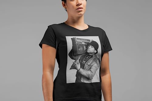 Rock The Bells L.L. Cool J Boombox Photo Men's and Women's Short Sleeve T-Shirt - Image 6