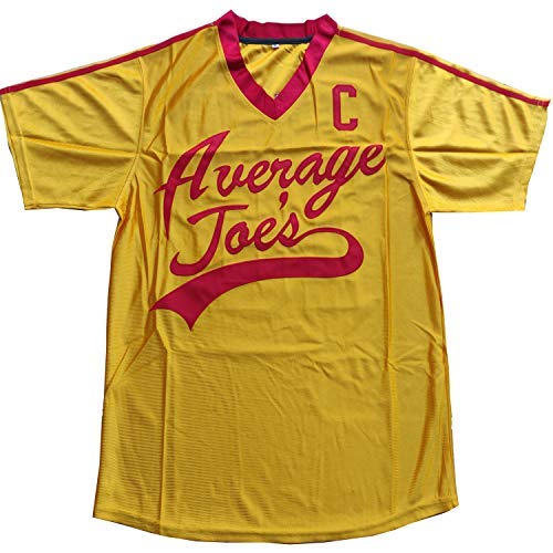 TKJPYWYH Peter Lafleur 16 Average Joe's Dodgeball Movie Baseball Jersey, Stitched Athletic Men's T-Shirt Jersey Yellow S-3XL - Image 3