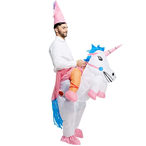 TOLOCO Inflatable Costume for Adults Unicorn Costume Blow up Adult Halloween Costumes - Image 3