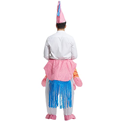 TOLOCO Inflatable Costume for Adults Unicorn Costume Blow up Adult Halloween Costumes - Image 5