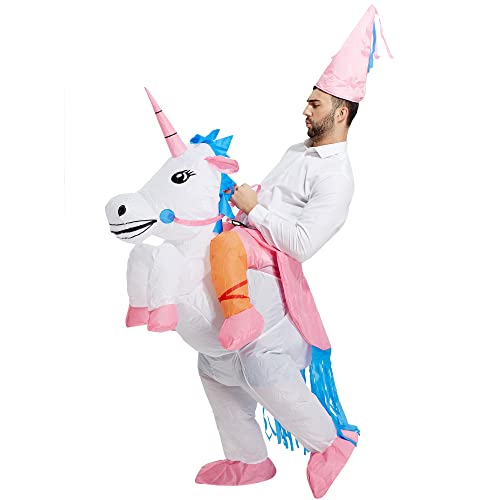 TOLOCO Inflatable Costume for Adults Unicorn Costume Blow up Adult Halloween Costumes - Image 2