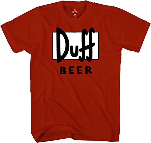 The Simpsons Duff Beer Logo Homer Mens T-shirt - Image 3