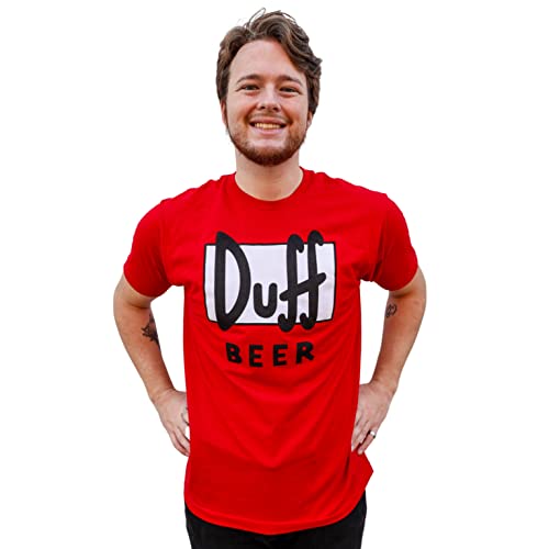 The Simpsons Duff Beer Logo Homer Mens T-shirt - Image 4