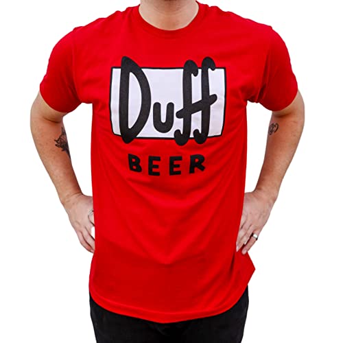 The Simpsons Duff Beer Logo Homer Mens T-shirt - Image 5