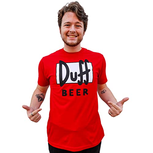 The Simpsons Duff Beer Logo Homer Mens T-shirt - Image 6
