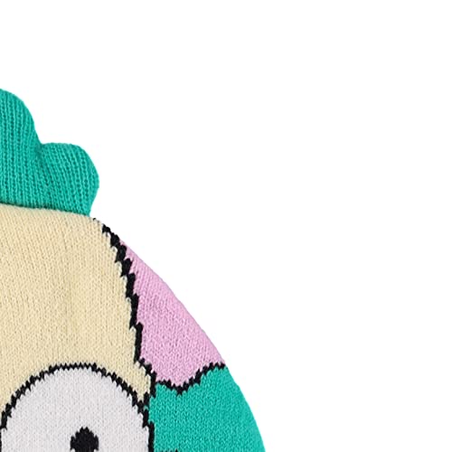 The Simpsons Krusty Beanie Hat Krusty The Clown Homer Bart and Lisa Hat - Hey, Hey, Kids! Adults Beanie (Green Pink) - Image 5