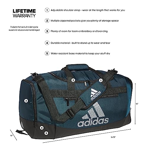 adidas Unisex Adult Defender 4.0 Gym Duffel Bag for Men and Women - Image 3
