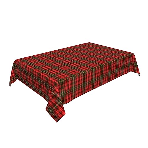 DKJlitter Tablecloth Rectangle Clan MacGregor Tartan Polyester Fabric Table Cloth, Water Resistant & Wrinkle Free Table Cover for Kitchen and Dining Room Tabletop 54"x72" (4-6 Seats) - Image 3