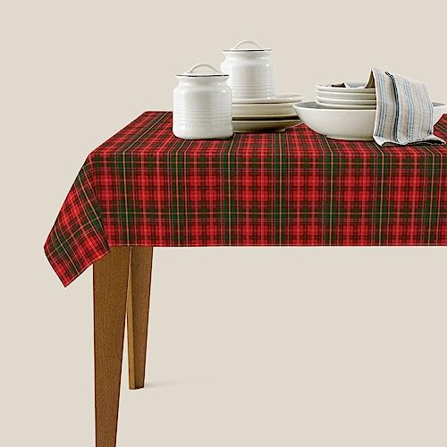 DKJlitter Tablecloth Rectangle Clan MacGregor Tartan Polyester Fabric Table Cloth, Water Resistant & Wrinkle Free Table Cover for Kitchen and Dining Room Tabletop 54"x72" (4-6 Seats) - Image 7