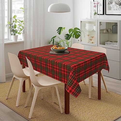 DKJlitter Tablecloth Rectangle Clan MacGregor Tartan Polyester Fabric Table Cloth, Water Resistant & Wrinkle Free Table Cover for Kitchen and Dining Room Tabletop 54"x72" (4-6 Seats) - Image 8