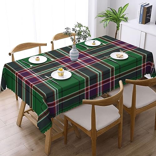 Yssammns Rectangle Table Cloth, Scottish Clan MacFarlane Hunting Tartan Plaid Resistant Washable Tablecloth Decorative Table Cover for Dining, Indoor and Outdoor - Image 3