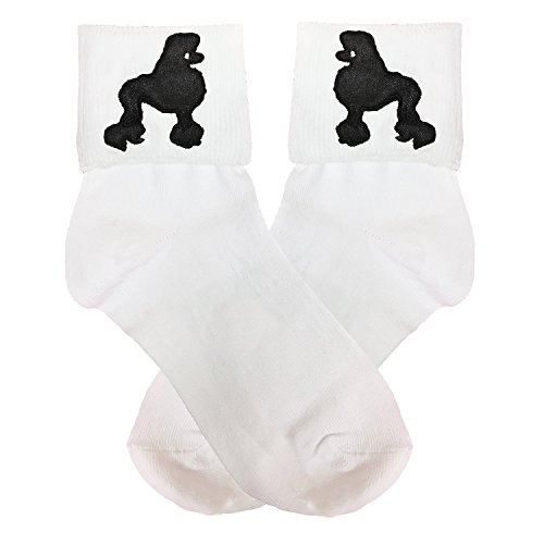 50s Girls Costume Accessory Set - Poodle Skirt, Chiffon Scarf, Cat Eye Glasses,Bobby Socks - Image 4