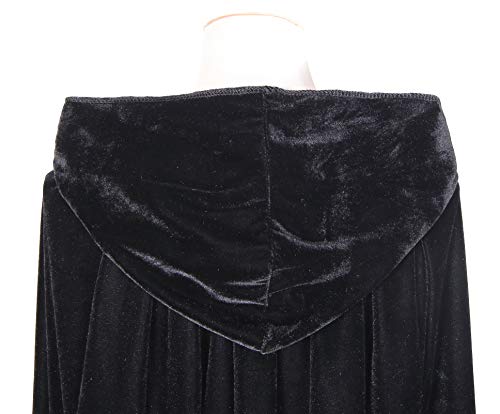 BIGXIAN Kids Hooded Velvet Cloak Halloween Christmas Cosplay Fancy Cape - Image 7