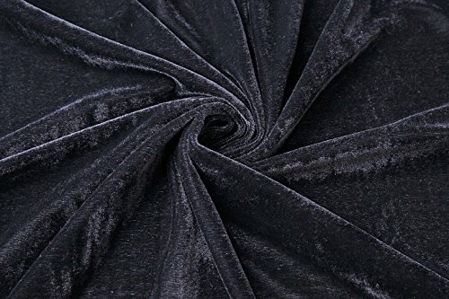 BIGXIAN Long Hooded Cloak Velvet Cape Witch Costume Halloween Costumes for Women Men - Image 8