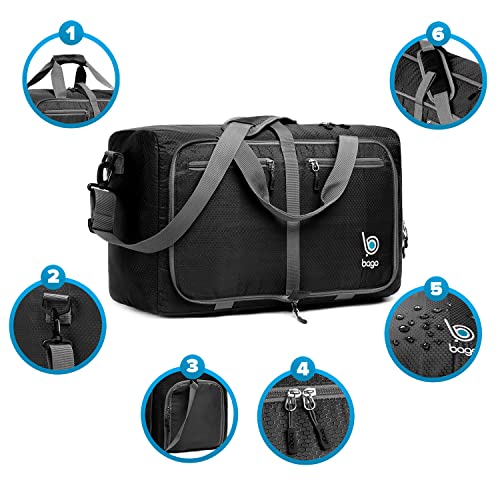 bago Unisex Adult Travel Duffle, Black, 100L - Image 6