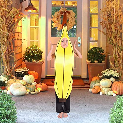 Banana Costume Kids Boys Girls Halloween Toddler Kid Banana Fortnite Costume Peely Banana Outfit - Image 4