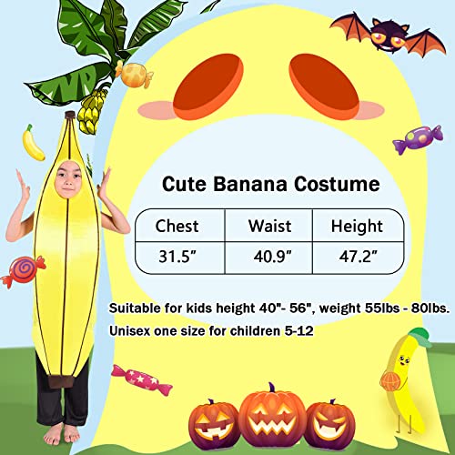 Banana Costume Kids Boys Girls Halloween Toddler Kid Banana Fortnite Costume Peely Banana Outfit - Image 7