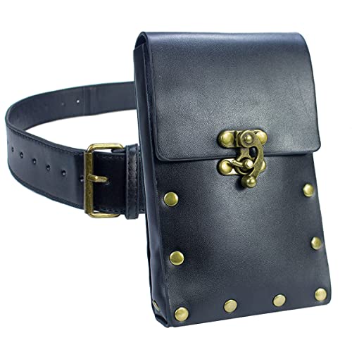 Cellphone Holder Retro Belt Pouch Waist Bag Fanny Pack Steampunk Medieval Renaissance Purse Halloween Costume Accessory - Image 8
