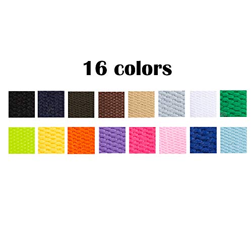 Mile High Life Cut To Fit Canvas Web Belt Size Up to 52" with Flip-Top Solid Black Military Buckle - Image 7