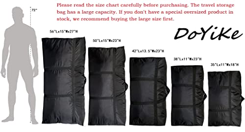 DoYiKe Extra Large Storage Duffle Bag with Zippers and Handles, Big Foldable Duffle Bag for Travel - Image 3