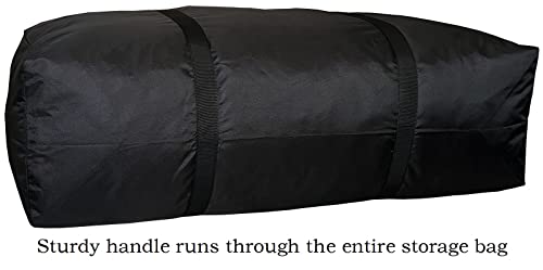 DoYiKe Extra Large Storage Duffle Bag with Zippers and Handles, Big Foldable Duffle Bag for Travel - Image 6