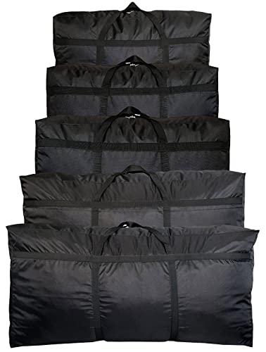 DoYiKe Extra Large Storage Duffle Bag with Zippers and Handles, Big Foldable Duffle Bag for Travel - Image 7