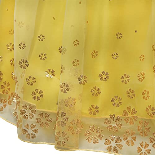 Dressy Daisy Girls Princess Snow Costume Grand Fancy Dress Up Halloween Party Outfit Set Size Toddler Kids 12M-12 - Image 7