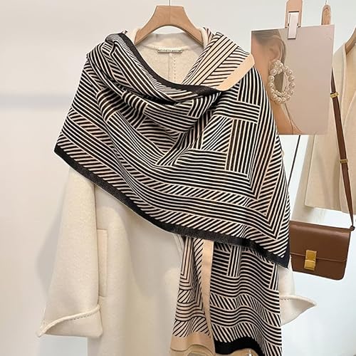 First Choose Women's Blanket Chunky,Pashmina Shawls Wraps Oversized Winter & Fall Warm Scarfs Soft Cashmere Feel for Women - Image 3