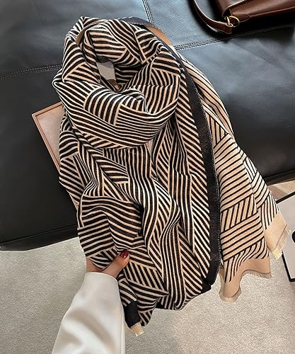 First Choose Women's Blanket Chunky,Pashmina Shawls Wraps Oversized Winter & Fall Warm Scarfs Soft Cashmere Feel for Women - Image 4