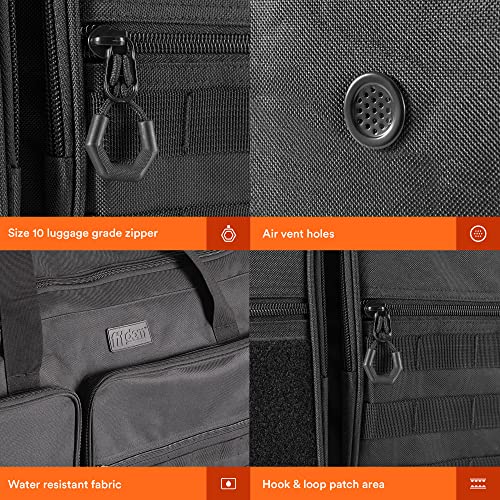 Fitdom 130L 36" Heavy Duty Extra Large Sports Gym Equipment Travel Duffle Bag W/Adjustable Shoulder Strap & 7 Compartments. Perfect for Soccer Baseball Basketball Hockey Football, Team Coaches & More - Image 6