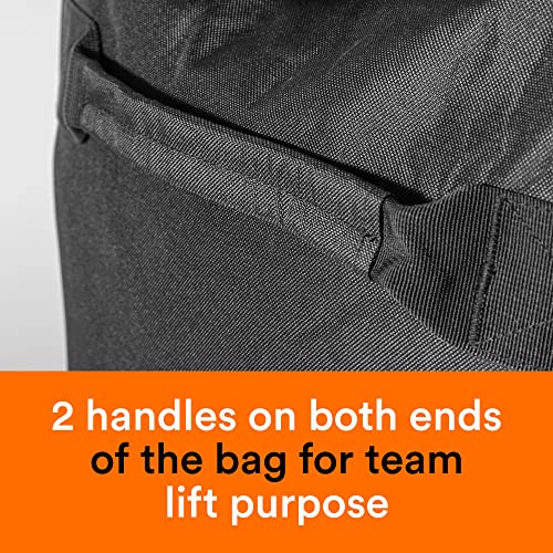 Fitdom 130L 36" Heavy Duty Extra Large Sports Gym Equipment Travel Duffle Bag W/Adjustable Shoulder Strap & 7 Compartments. Perfect for Soccer Baseball Basketball Hockey Football, Team Coaches & More - Image 7
