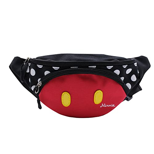Kids Girls & Boys Cute Sling Bag Women Waist Bag Polka Dot Small Fanny Pack Belt Bag Phone Purse for Sport Running Travel - Image 3