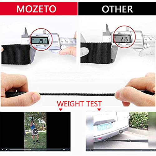 MOZETO Tactical Belts for Men Military Style Work Hiking Riggers Web Gun Belt with Heavy Duty Quick Release Metal Buckle - Image 4