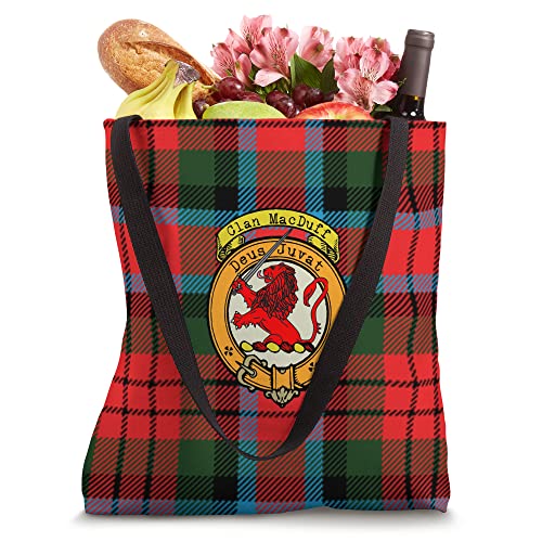 MacDuff Clan Scottish Crest and Tartan Tote Bag - Image 5