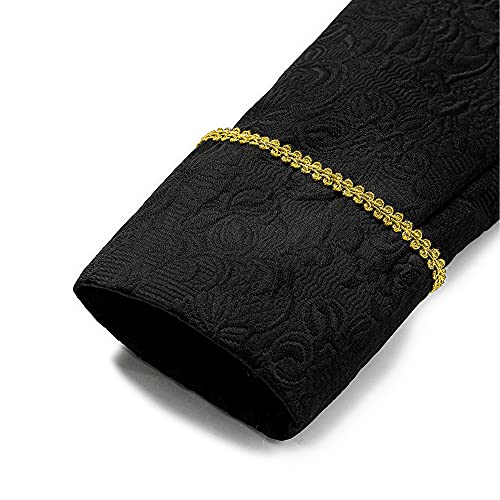 Mens Steampunk Vintage Tailcoat Goth Jacket Formal Retro Renaissance Victorian Frock Coat Uniform Medieval Halloween Costume - Image 5