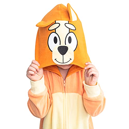 Playful Colorful Dog Halloween Costume Cosplay Zip Up Suit with Hood for Boys and Girls - Image 5