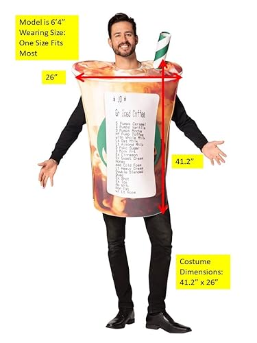 Rasta Imposta Barista's Nightmare Coffee Cup Costume Java Joe Funny Cosplay Party Costumes, Adult One Size - Image 5