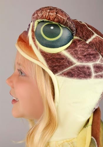 Sea Turtle Costume for Toddlers, Hooded Ocean Creature Halloween Jumpsuit - Image 7
