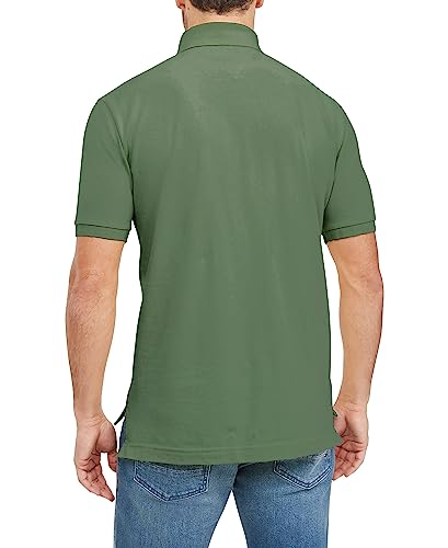 Tommy Hilfiger Men's Short Sleeve Cotton Pique Polo Shirt in Regular Fit - Image 3