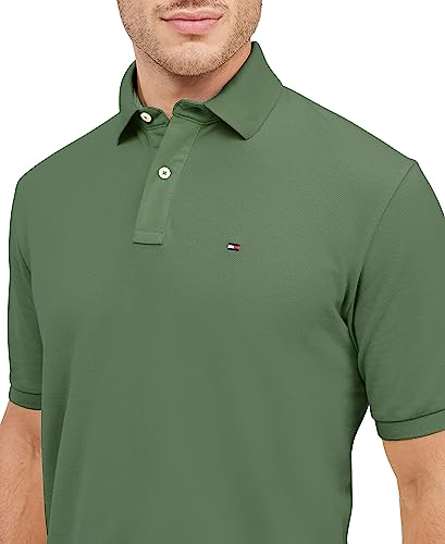 Tommy Hilfiger Men's Short Sleeve Cotton Pique Polo Shirt in Regular Fit - Image 4
