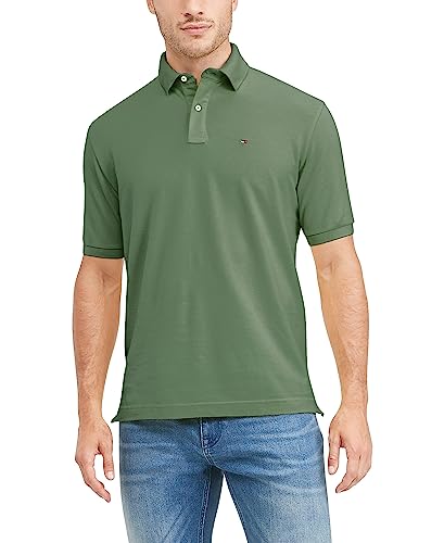 Tommy Hilfiger Men's Short Sleeve Cotton Pique Polo Shirt in Regular Fit